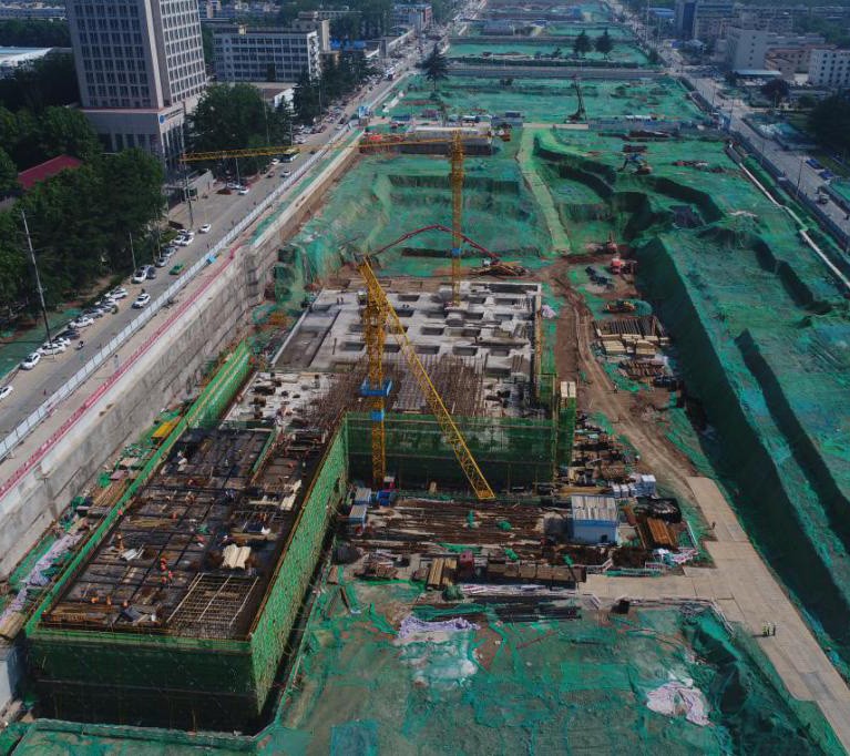 西安市幸福林帶基坑監測