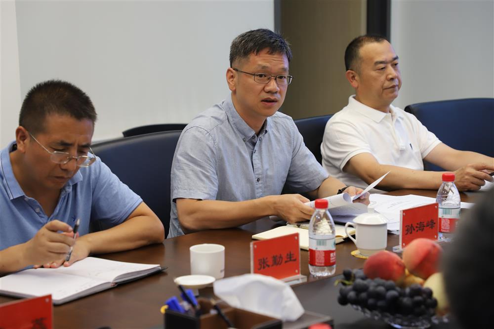 <strong>市政西北院有限公司科技管理部孫海峰總經理一行來公司調研座談</strong>
